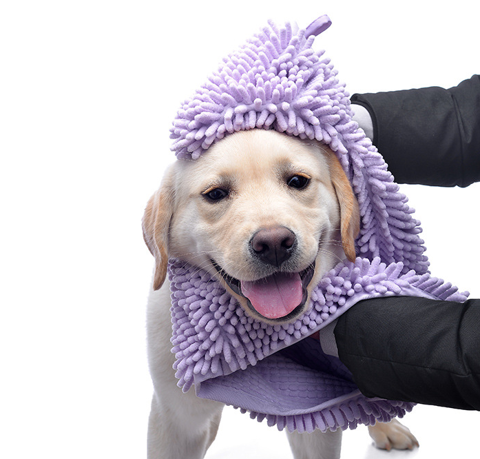 Gizlux Plush chenille super-absorbent pet towel - image 3