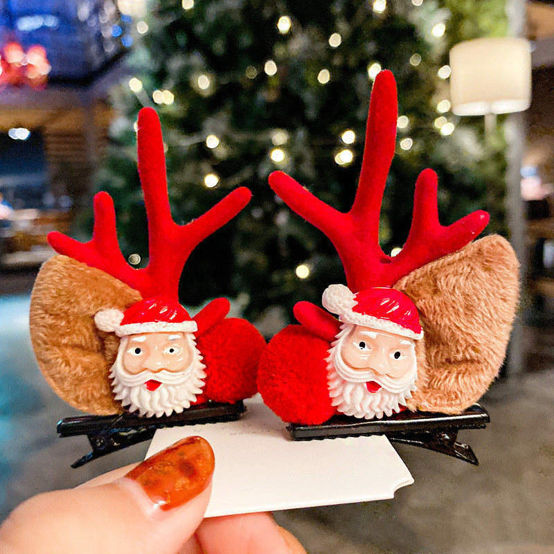 Gizlux Christmas antler hair clips - image 4