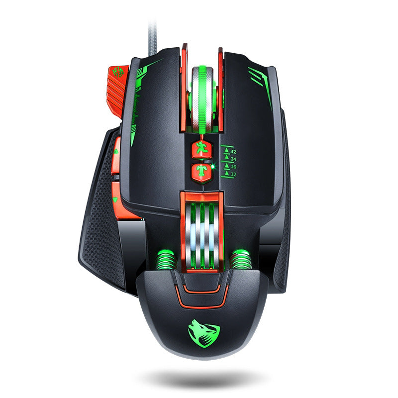 Gizlux Raptor RGB gaming mouse with adjustable weights - image 3
