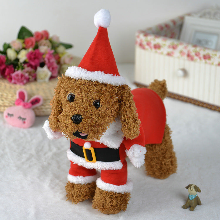 Gizlux standing Santa dog costume - image 7