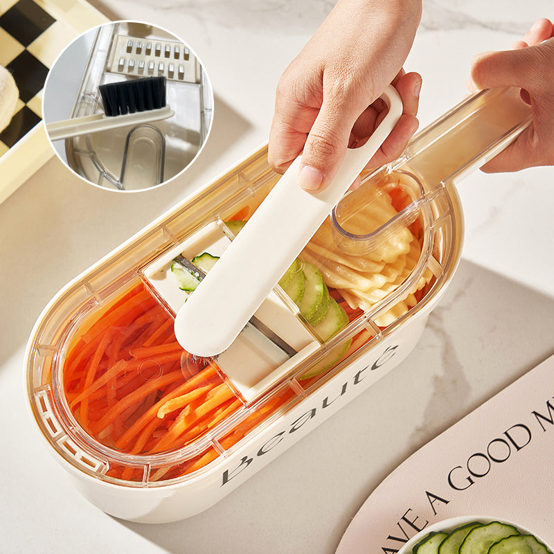Gizlux handheld vegetable slicer with container - image 6