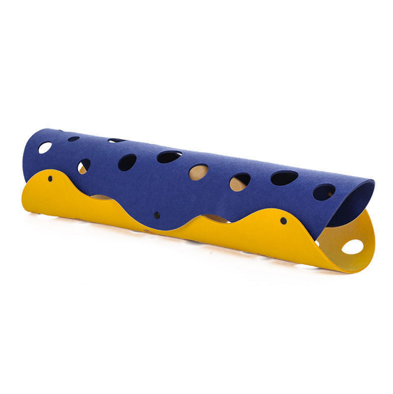 Gizlux Burrow felt cat tunnel with peepholes - image 5