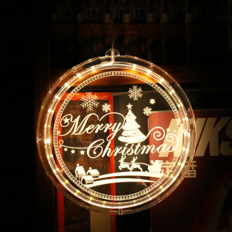 Gizlux Festive LED Christmas window silhouette lights - image 3