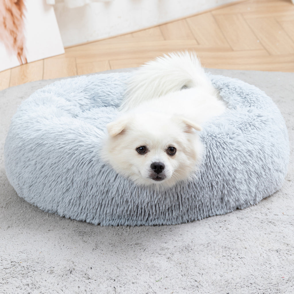 Gizlux Cloud fluffy plush donut pet bed - image 5
