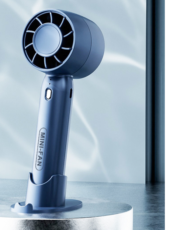 Gizlux Whirl turbo handheld mini fan with desk base - image 4