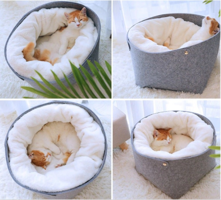 Gizlux Nest cozy enclosed pet cave bed - image 3