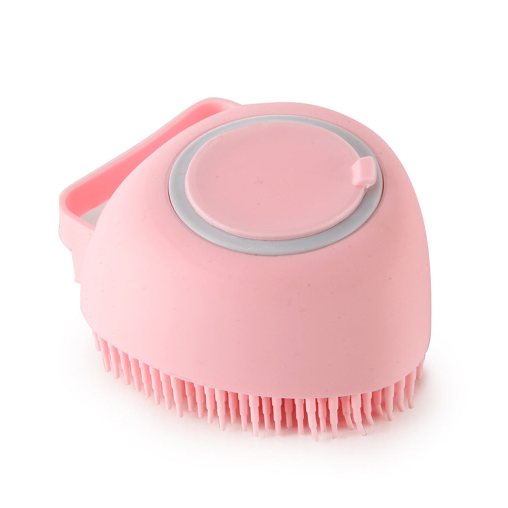 Gizlux Lather silicone pet bath brush with shampoo dispenser - image 2