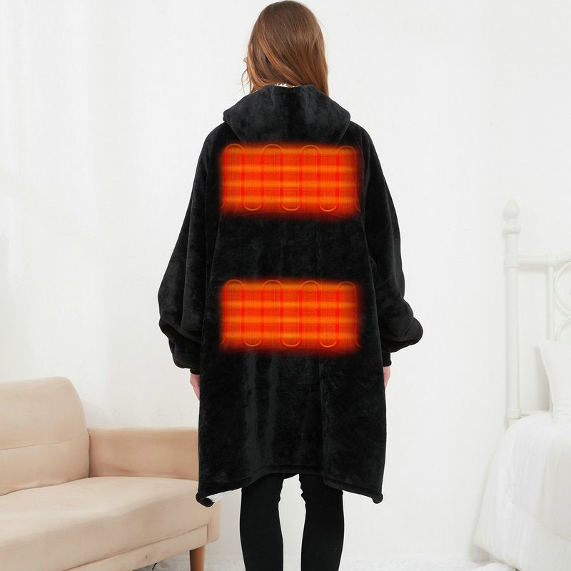 Gizlux Snug USB heated wearable blanket hoodie - image 3