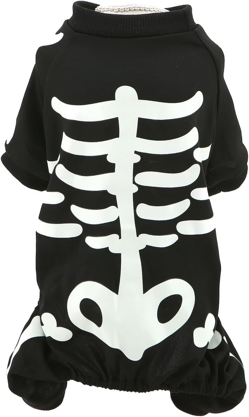 Gizlux glow skeleton dog costume - image 7