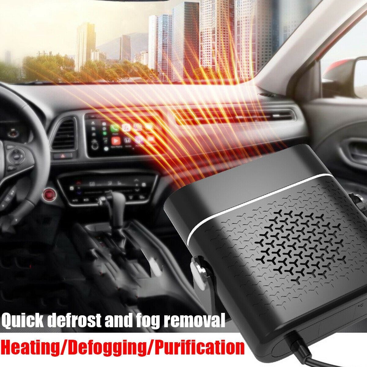 Gizlux 12V car heater and defroster - image 3
