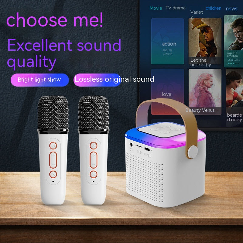 Gizlux Sing mini karaoke machine with two microphones - image 4