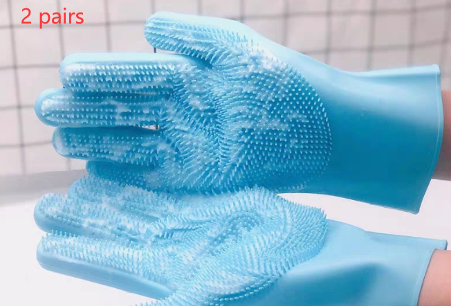 Gizlux Mitt silicone pet grooming glove - image 1