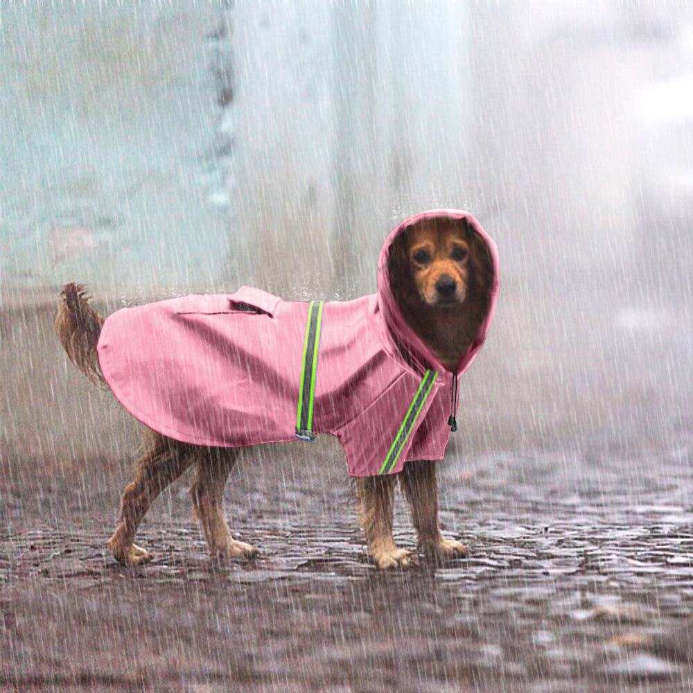 Gizlux Drizzle waterproof reflective dog raincoat - image 3