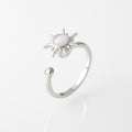 Gizlux spinning star ring (925 silver, adjustable) - image 4