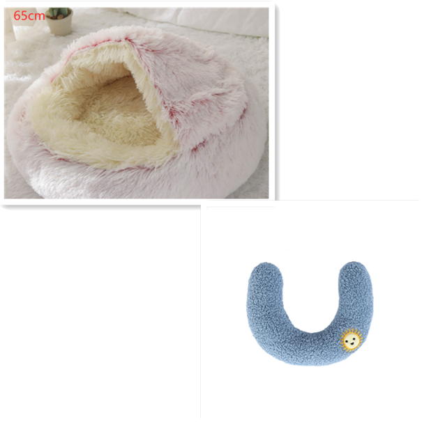 Gizlux round plush pet bed & house (40cm) - image 3