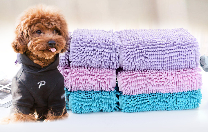Gizlux Plush chenille super-absorbent pet towel - image 2