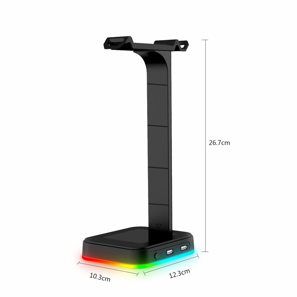 Gizlux Halo RGB headset stand with USB hub - image 8