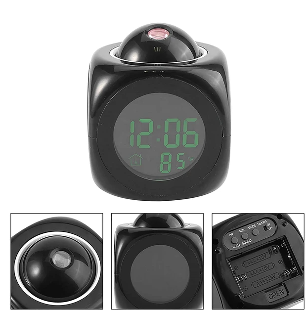 Gizlux Cast LED projection alarm clock - image 2
