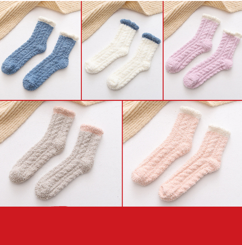 Gizlux fuzzy coral fleece socks - image 9