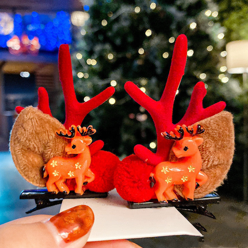 Gizlux Christmas antler hair clips - image 6