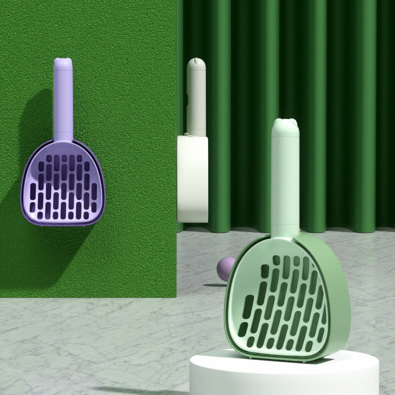 Gizlux Sieve cat litter scoop with storage stand - image 2