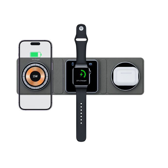 Gizlux Fold 3-in-1 magnetic foldable wireless charger - image 6