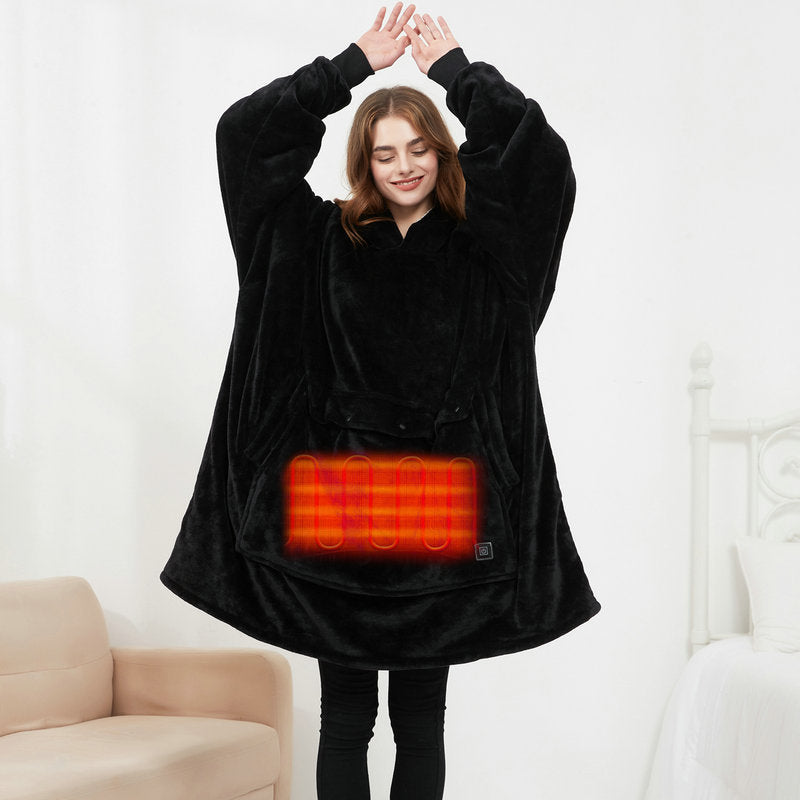 Gizlux Snug USB heated wearable blanket hoodie - image 4