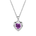 Gizlux heart crystal pendant necklace - image 3