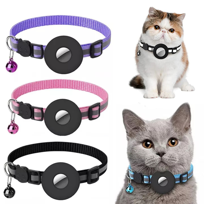 Gizlux Locket reflective cat collar with tracker holder - image 2