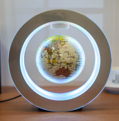 Gizlux magnetic levitating led world globe (us plug) - image 3