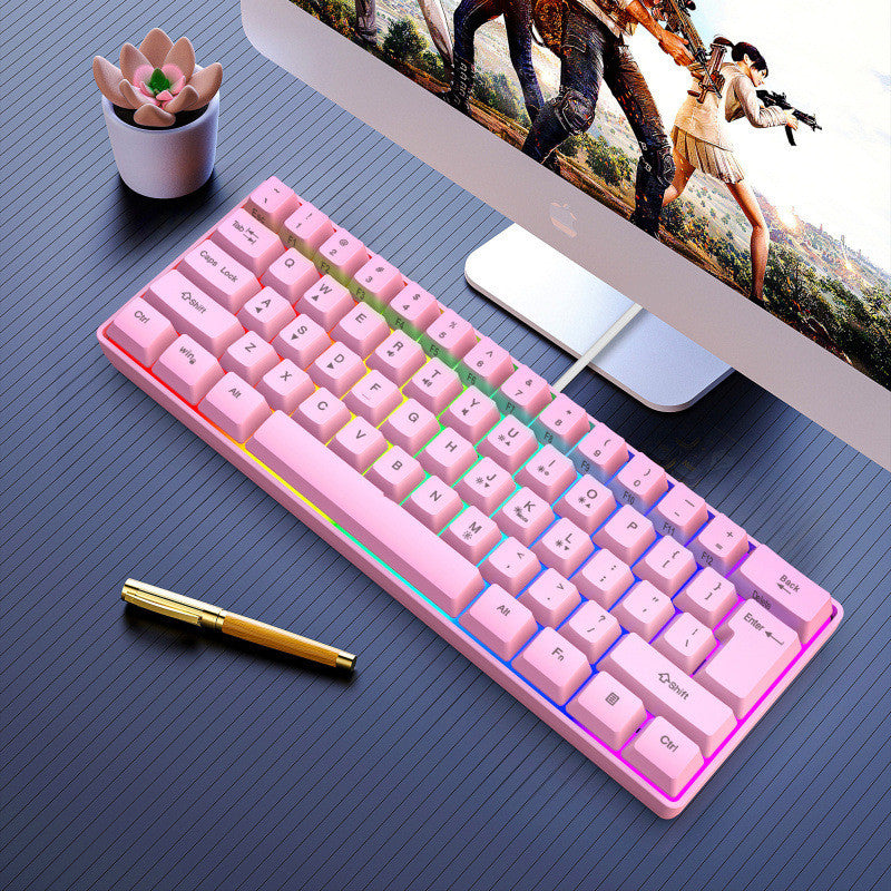 Gizlux Pixel 60 percent compact RGB gaming keyboard - image 1