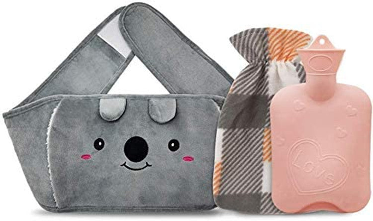 Gizlux hot water bottle with plush animal waist belt - image 3