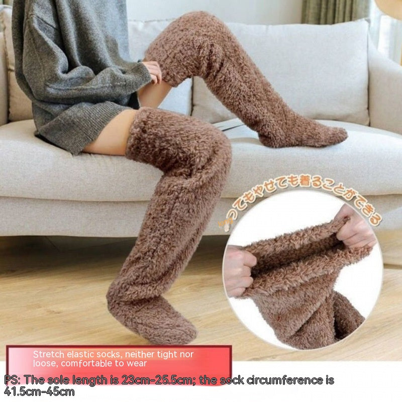 Gizlux over-the-knee fuzzy lounge socks - image 13