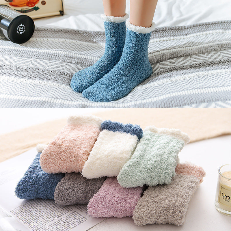 Gizlux fuzzy coral fleece socks - image 8