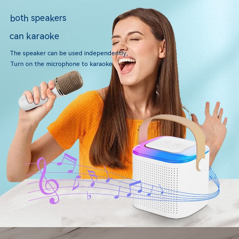 Gizlux Sing mini karaoke machine with two microphones - image 2