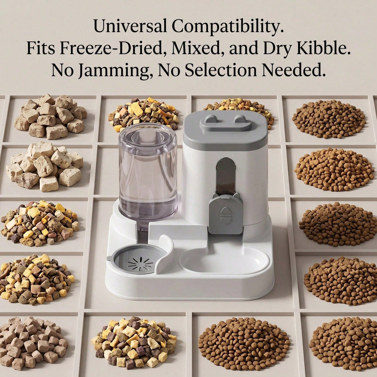 Gizlux Kitty 2-in-1 gravity pet food and water feeder - image 6