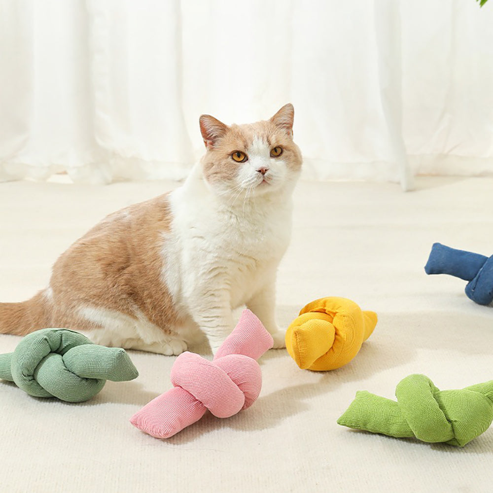 Gizlux cotton knot rope cat toys - image 5
