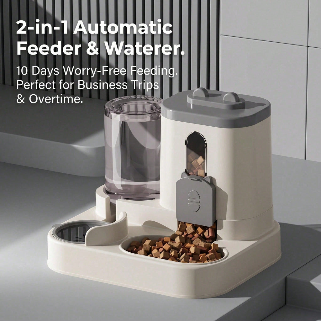 Gizlux Kitty 2-in-1 gravity pet food and water feeder - image 9