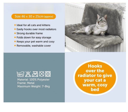 Gizlux Perch radiator cat hammock bed - image 7