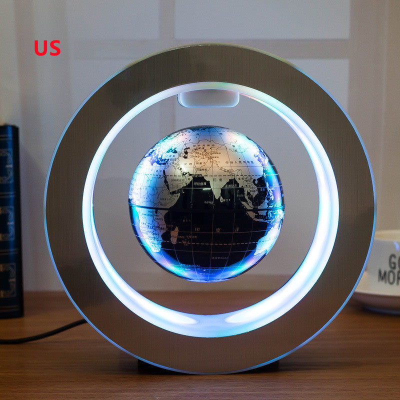 Gizlux magnetic levitating led world globe (us plug) - image 1