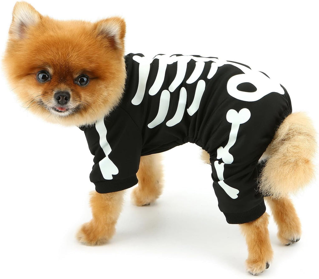 Gizlux glow skeleton dog costume - image 5