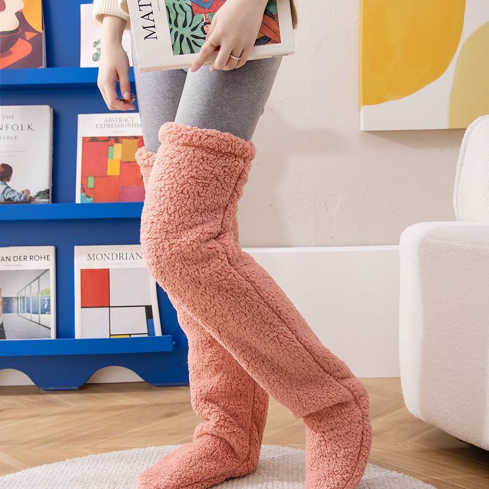 Gizlux over-the-knee fuzzy lounge socks - image 12