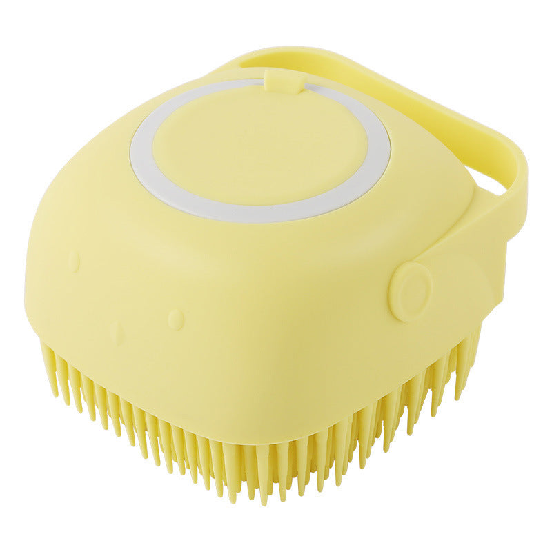 Gizlux Lather silicone pet bath brush with shampoo dispenser - image 3