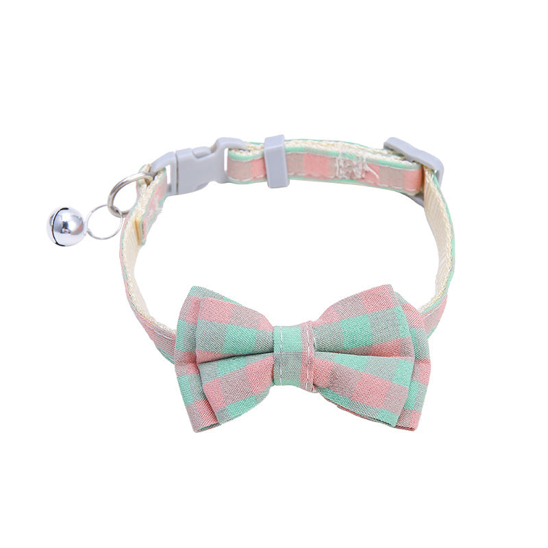 Gizlux plaid bow tie cat collar - image 3