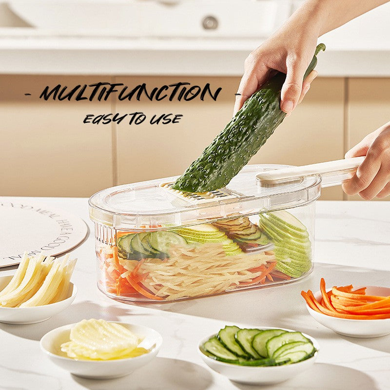 Gizlux handheld vegetable slicer with container - image 3