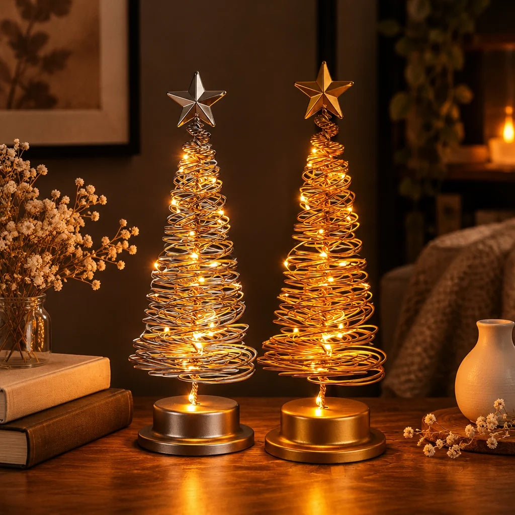 Gizlux spiral LED metal Christmas tree - image 9