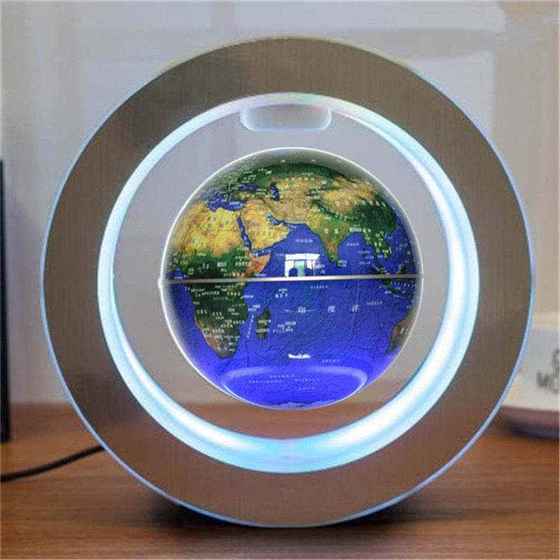 Gizlux magnetic levitating led world globe (us plug) - image 4