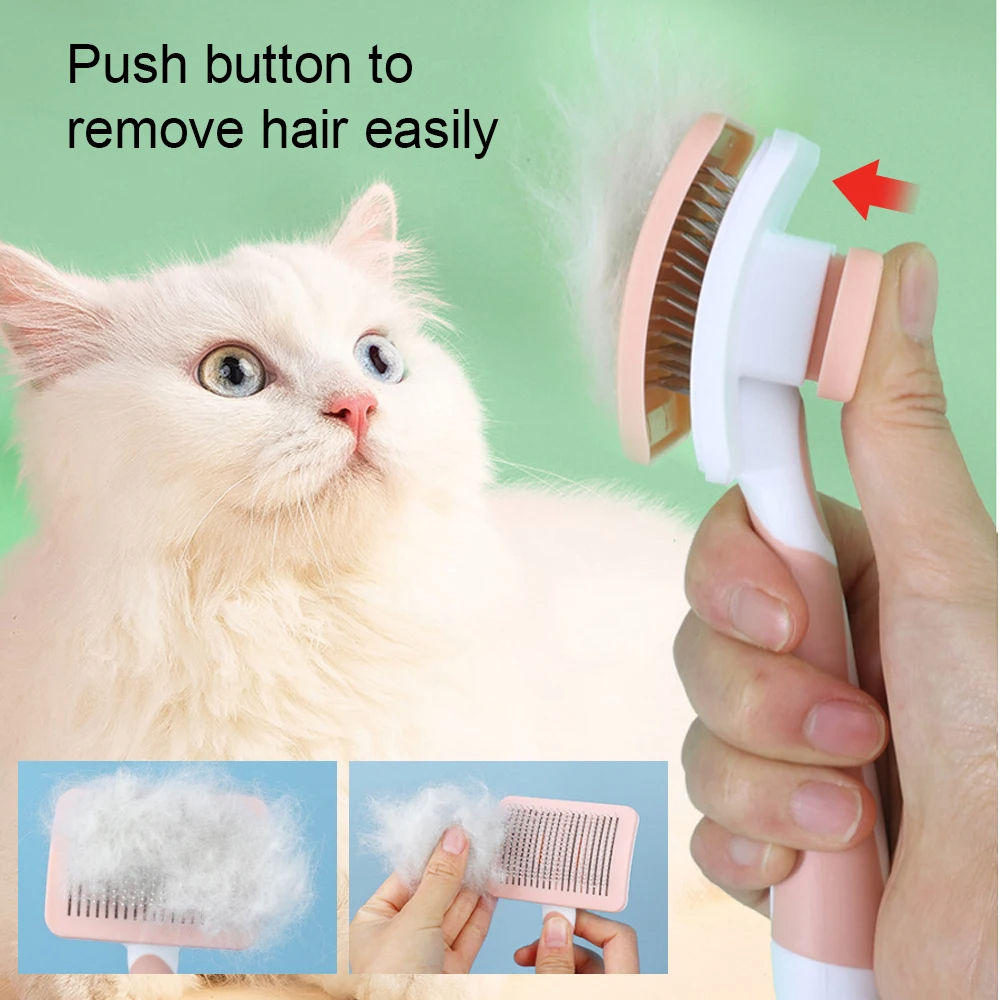 Gizlux Glide Self-Cleaning Slicker Brush - image 3