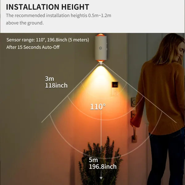 Gizlux Glow rechargeable motion-sensor night lights 2-pack - image 2