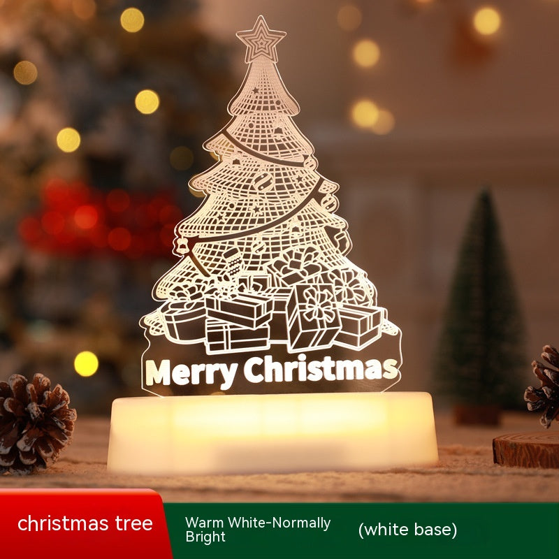 Gizlux christmas 3d acrylic led night light - image 1